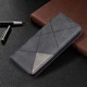 Чехол-книжка с кармашками UniCase Geometric Pattern для Samsung Galaxy S21 FE (G990) - Black - изображение 5