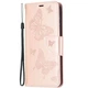 Чехол-книжка с рисунком UniCase Butterfly Pattern для Samsung Galaxy S21 FE (G990) - Rose Gold - изображение 3