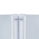Штора на ванну Qtap Gemini WHI401314RP6 стекло Pear 6 мм, 130x140 см - изображение 4