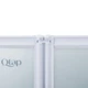 Штора на ванну Qtap Gemini WHI40114RP4 скло Pear 4 мм, 100x140 см - зображення 4