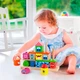 Деревянная пирамидка Viga Toys Городок (50043) - изображение 4