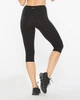 Женские компрессионные 3/4 тайтсы 2XU, Form Mid-Rise Comp 3/4 Tights, S, черный - изображение 2
