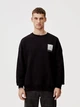 Світшот Pull & Bear 9596/538/800 S Чорний (09596538800027) - зображення 1