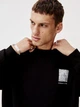 Світшот Pull & Bear 9596/538/800 S Чорний (09596538800027) - зображення 5