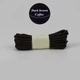 Шнурки у смужку для взуття Fastlaces TW-3 Dark Brown Coffee 120 см - зображення 1