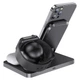 Беспроводное зарядное устройство Hoco CW33 Ultra-Charge 3-in-1 vertical wireless fast charger Black - изображение 3