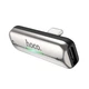 Перехідник Hoco LS27 Lightning to Lightning 220V + Lightning-HF Сріблястий - изображение 1