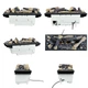 Электрокамин паровой Dimplex Opti-Myst Cassette 600 LED LOG с настоящим 3D эффектом пламени, со звуком и дровами (CAS400LNH-INT-600L-LOGbed), размер 564x184(+86)x217 - изображение 4