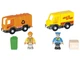 Набор машинок почта, мусорник 2022 для деревянной железной дороги Playtive (Brio, Ikea) - изображение 7
