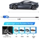 Автомобильный пылесос Moltis K8, ручной с HEPA-фильтром из ABS пластик Синий 10015 - изображение 4