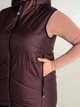 Жіночий теплий жилет MODA 0007 6XL (60) Бордовий ( 0007/1 H ) - зображення 5