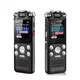 Професійний Цифровий диктофон із таймером для запису голосу Noyazu voice recorder V59, стерео, 16 Гб, чорний (002010EV) - зображення 3