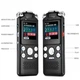 Професійний Цифровий диктофон із таймером для запису голосу Noyazu voice recorder V59, стерео, 16 Гб, чорний (002010EV) - зображення 4