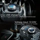 Автомобильный FM-трансмиттер модулятор HZ FM MOD H26+BT (BX6) питание от прикуривателя c Bluetooth Черный - изображение 7