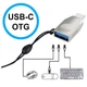 Адаптер переходник Type-C на USB скоростной USB 3.0 HOCO Type-C OTG (USB 3.0, 5Gbps). Silver - изображение 1