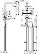 Смеситель для кухни Hansgrohe Aquno Select М81 250 2jet с выдвижным изливом Sbox 73830000 - изображение 6