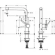 Смеситель для кухни Hansgrohe Talis 270 стальной 72840800 - изображение 2