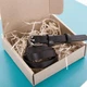 Ремень женский кожаный тонкий черный 7749 black - изображение 3