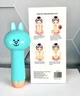Электрическая силиконовая щетка-массажер для чистки лица Sonic Rabbit Electric Silicone Cleanser Массаж подтяжка и уход за лицом Голубой - изображение 2