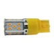 Світлодіодна лампа Avolt W21W (T20) 3030-34smd canbus жовта 12v(14120) - зображення 2