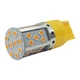 Світлодіодна лампа Avolt W21W (T20) 3030-34smd canbus жовта 12v(14120) - зображення 3
