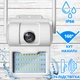 Уличная Камера видеонаблюдения CAMERA Wifi D2-R Белая инфракрасная Наружного круглосуточного наблюдения с микрофоном записью на SD карту - изображение 1