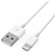 Кабель XON SmartCable 2.4А (Lightning - USB Type-A) 1м White - изображение 1