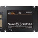SSD_диск Samsung 870 Evo_Series 2TB 2.5" SATA III V_NAND 3bit MLC (TLC) (MZ_77E2T0BW) - изображение 4