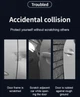 Защитная накладка Baseus для автомобильных дверей Streamlined Car Door Bumper Black (CRFZT-01) - изображение 4