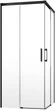 Душевая кабина RADAWAY Idea Black KDD 90x90 без поддона (387060-54-01L, 387060-54-01R) - изображение 3