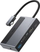USB-хаб Baseus Magic Multifunctional Type-C HUB with a Retractable Clip Standard Edition Space Gray (CAHUB-DA0G) - изображение 1