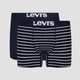 Набор трусов боксеров мужских хлопковых Levi's 905011001-321 M 2 шт Синие (8718824823805) - изображение 1