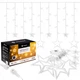 Гірлянда бахрома вулична (зовнішня) Springos 2 м 92 LED CL4009 Cold White - зображення 1