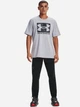 Футболка длинная мужская Under Armour Ua Abc Camo Boxed Logo Ss 1361673-011 2XL Серая с принтом (194514035464) - изображение 3