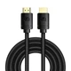 Кабель HDMI BASEUS High Definition Series 8K to HDMI 8K Adapter Cable |3m, 8K, HDMI2.1| (CAKGQ-L01) - изображение 1