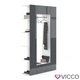 Готовий міні гардероб 106x192 Vicco, антрацит, глянець - зображення 8