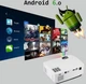 Портативний проектор LED Projector A8 Android 6.0 WiFi Білий - зображення 2