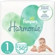 Подгузник Pampers Harmonie Newborn Размер 1 (2-5 кг) 50 шт (8006540156513) - изображение 1