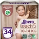 Підгузник Libero Touch 5 10-14 кг 34 шт (7322541092003) - зображення 1