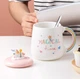 Кружка с крышкой и ложкой Единорог Hello unicorn 5697 420 мл - изображение 3