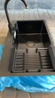 Миття врізне kraft HS 7848AR (праве) BLACK (чорне) з нержавіючої сталі, товщина 3мм. - зображення 3