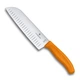 Ніж кухонний Victorinox Santoku 17 cм помаранчевий 6.8526.17L9B - изображение 1