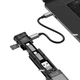 Смарт адаптер кардридер usb type-c, для телефона и планшета 9в1 черный - изображение 5