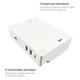 Сетевой фильтр-удлинитель RZTK Power Strip 2+2 USB-A+USB-C White (PS-2AC/W) 1.5 м - изображение 6