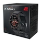 Смарт-часы 2E Alpha X 46 mm Black-Orange (2E-CWW30BKOR); 1.3" (240x240) / Nordic 52832 / 64 МБ / Bluetooth / IP68 / 55.4 г / черно-оранжевый - зображення 2