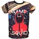 Футболка Игра в кальмара Squid qame Planet 146 Темно синий - изображение 1