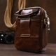 Чоловіча сумка середнього розміру з натуральної шкіри Vintage Коричнева (bg204fash78) - зображення 10