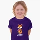 Дитяча футболка для дівчаток Лайк Лиса (Likee Fox) (25186-1033-24) 158-164 см Бавовна Фіолетовий - зображення 3