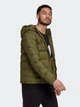 Пуховик Adidas Helionic Ho Jkt GU3954 2XL Focus Olive (4064054097405) - изображение 4