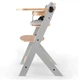 Стільчик для годування Kinderkraft Enock Gray Wood з подушкою (KHENOC0PGRY0000) (5902533917259)  - зображення 4